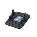 Produktbild Universal Handy Auto Halterung, Auto Montagehalterung, Sticky Silikon Dash Mat Pad, Anti-Rutsch-Telefon Stents für Telefon Samsung S5 / S4 / S3, iPhone 4/5/5 s / 6 / 6S (plus) / 7 (plus) / 8, Tisch PC-Halter und GPS (schwarz)