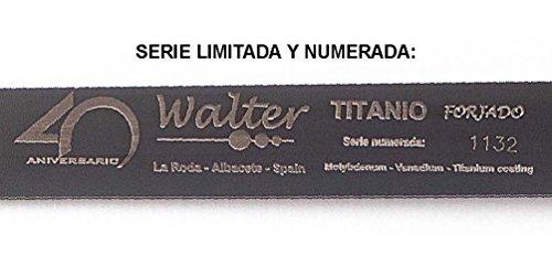 Walter 8528 Schinkenmesser, geschmiedet, Titan, 28 cm, Schwarz - 2