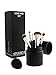 Complete Face Set by Studio 5 Cosmetics - Includes 6 Brushes, Pro Blending Sponge and Brush Holder