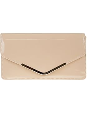 fi9®, Damen, Unterarm- oder Schultertasche, Lackleder, für Hochzeiten, Partys