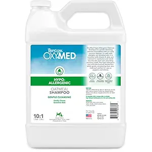 TropiClean OXYMED Hypo-Allergenic Pet Shampoo, 1 Gallon