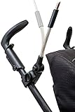 Universal Sonnenschirm Regenschirm für Kinderwagen und Sport Buggy, Babywagen Schirm mit Universal Halterung, UV-Schutz50+ Sonnensegel Sonnenschutz - 5