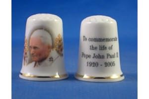 Birchcroft China Porcelaine Fine à Collectionner Dé à Coudre (Pape Paul