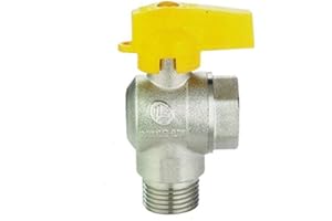 MBM Robinet à boisseau sphérique de robinet 1/2" » m/équipes en place 331 pour le gaz de ville/gaz naturel/gaz liquide