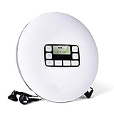 【Einfaches & High-End-Design】: Der tragbare Musik-CD-Player mit klassischer schwarzer Farbe, kompakte Größe. Glatte Erscheinung mit perfektem LCD-Display. Der einfache Stil unterstreicht die klassische Mode.