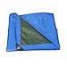 Produktbild ZEMIN Plane Gewebeplane Abdeckplane Wasserdicht Sonnencreme Zelt Blatt Dach Stoff Beidseitig Polyester, Blau, 200G / M², 21 Größen Verfügbar (Farbe : Blau, größe : 3X4M)