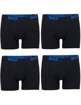 4er Pack Daily Underwear Herren Boxershorts - S - 6XL - Übergrößen