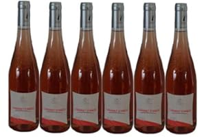 VINACCUS Cabernet d'Anjou d'exception 11% rosé demi sec 2022 AOC, 6 x 75cl.