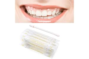 Akemaio 100 Piezas de bastoncillos de Aceite de Vitamina E, bastoncillos de algodón Desechables VE, protegen Las encías, bastoncillos de algodón hidratantes antisecos