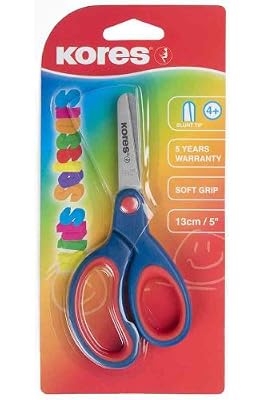 KORES Ciseaux de bricolage Softgrip 13 cm Bout rond