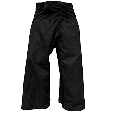 PANASIAM® Thai Fisherman Pantalon, le classique, ici en XL (à partir de 1,80 m Taille du corps) - Noir -