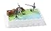 Produktbild Cake Company Torten-Figur mit 2 Ritter von Bullyland | Torten-Deko Set mit 3 Bäume & 2 Grasbüschel aus Kunststoff | Kuchen-Deko für Kinder-Geburtstag & Motiv-Torten | Torten-Verzierung