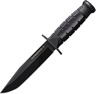 Cold Steel Couteau Leatherneck Semper FI Acier D2 Manche Griv Etui Secure-Ex Mixte Adulte, Noir