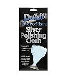 Este paño de pulido de plata Duzzit limpia y brilla para superficies metálicas brillantes sin manchas, sin el uso de productos químicos.