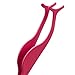 1Pcs Pro Beauty Tool False Eyelashes Extension Applicator Remover Clip Tweezer Nipper Pink