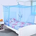 Mahdiya Popular Mosquito Net (Single Bed 3 X 6, Blue), Pack Of 1