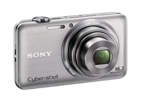 Sony DSCWX7 Cyber-shot Digital Still Camera - Silver (16.2MP, 5x Optical Zoom) 2.8 inch LCD