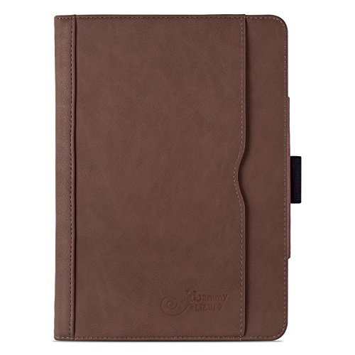 iPad PRO 9.7″ Hülle – JAMMYLIZARD Ledertasche Smart Case mit Standfunktion für iPad PRO 9.7″, BRAUN & HONIG, [MIT STIFT-HALTER] - 5