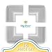 Edge Armor Corner Protectors - 16 Piece Value Pack Grey