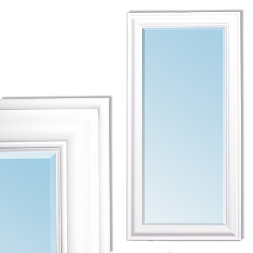 Design Wandspiegel ONDA glanz-weiß 100x50cm