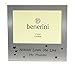 Produktbild benerini® - Nobody Loves Me Like My Mummy - Photo Frame - Photo Size 5 x 3.5 Inches - Brushed Aluminium Satin Silver Colour