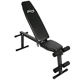 max. Gesamtbelastung: 200 kg (inkl. Gewichte und Körpergewicht)