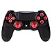 Produktbild SAR-Market - PS4 Alu Aluminium Metal Set (D-Pad, Buttons, Thumbsticks) (rot)