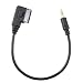 Produktbild Goliton® 3.5mm AUX Medien Schnittstellenadapter Kabel für Mercedes Benz iPod MP3 iPhone4 iPhone4s iPhone5 - Schwarz