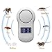 Produktbild DHYBDZ Ultraschall Insektenvertreiber Intelligente Sicherheit Großer Lautsprecher Hochleistungs-LCD-Display mit dynamischer Frequenzumwandlung Touch-Taste Schädlingsbekämpfer,White