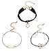 Produktbild Beafavor 3 Teile/satz Mehrschichtige Katze Bogen Anker frauen Armband Set Niedlich Schmuck Geschenk