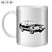 Produktbild STUFF4 Tee/Kaffee Becher 350ml/Schwarz/940/944 Turbo/Weißkeramik/ST10