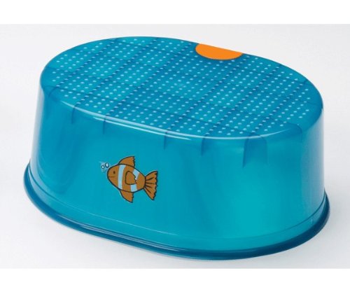 Strata Step Stool - Aqua Fish