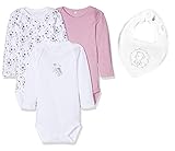 Die drei unterschiedlich farbigen und bedruckten Bodies können als Unterwäsche getragen werden, oder als niedliches Oberteil zu Röcken oder Pumphosen.