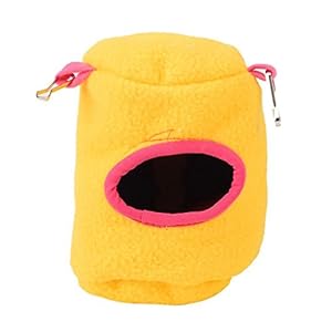 Refugio para hámster de Aolvo, caseta colgante para mascotas, amorosa, con orificio de goteo, para hámsters, conejillos de indias, conejos, ardillas, erizos y ratas, de color rosado
