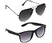 Mango People Aviator & Wayfarer Unisex Sunglasses-(MP-BKWAY-AVI|Black) RS.229.00