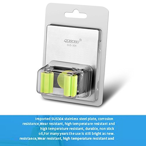 qobobo® 1St. Besenhalter selbsthaftend Werkzeughalter Befestigen ohne Bohren, rostfrei Edelstahl - 9
