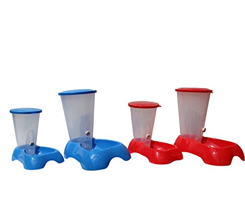 Automatic-Feeder-Feeding-Bowl-Dish-RedBlue
