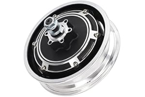 Dioche Kit Motore Scooter Elettrico 48V 1000W Motore Scooter Elettrico 10 Pollici in Lega di Alluminio Motore Freno a Disco Brushless Bici Elettrica 48V 100W