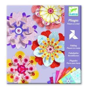Djeco Kreativ Set Flowers to create Faltset
