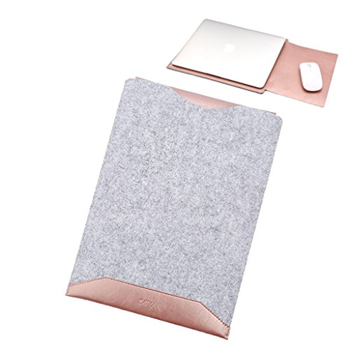 Super moderne Nachahmung Leder u  Filz Laptoptasche Tablette-Kasten-Mausunterlage-Aktenkoffer   Computer-Beutel   Laptop-Kasten   tragen Kasten zum 11