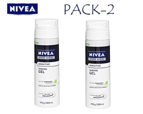 Nivea Men Sensitive Shaving Gel, 200ml