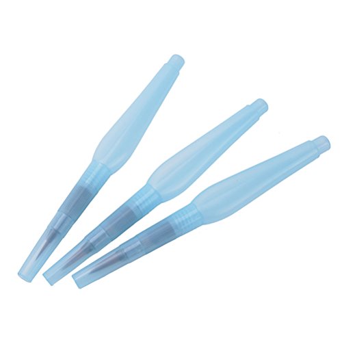 Wasser Pinsel Stift Water Brush Pen Set Kunst Handwerk Werkzeug für Aquarellmalerei Kalligraphie,3 Stück/Satz - 3