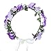 Price comparison product image Bridal Flower Wreath Headband Crown Garland Halo Headdress Simulation for Wedding Festivals Seaside Resort Beach Accessories