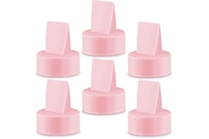 Maymom valvole a becco d'anatra per Spectra. Sviluppato per Spectra S1 Spectra S2 Spectra 9 Plus Spectra Dew 350. Accessori Spectra S2 Sostituzione per valvola Spectra(Rosa, 6ct)