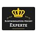 Produktbild Mousepad Elektrorollstuhl-Hockey Experte schwarz