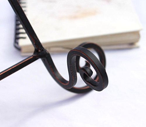 DanDiBo Mini-Staffelei aus Metall Kochbuchständer 101836 Kochbuchhalter 36 cm antik - 3