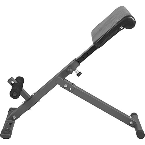 GYRONETICS E-Series Rückentrainer klappbar Hyperextension – Bauchtrainer mit gepolsterter Beinfixierung - 3