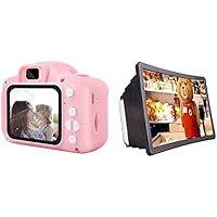 SsTech Kids Digital Camera ( Free F2 Mobile Screen Enlarger ), Child Video Recorder Camera Full HD 1080P Handy Portable…