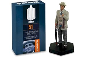Official Licensed Merchandise Doctor Who Figurine Collection Seventh Doctor WHo Sylvester McCoy Hand Painted 1:21 Scale Collector Boxed Model Figure #51