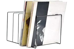 Liseng Metal Vinyl Record Display Shelf Turntable Shelf Exhibit Stand Holder B